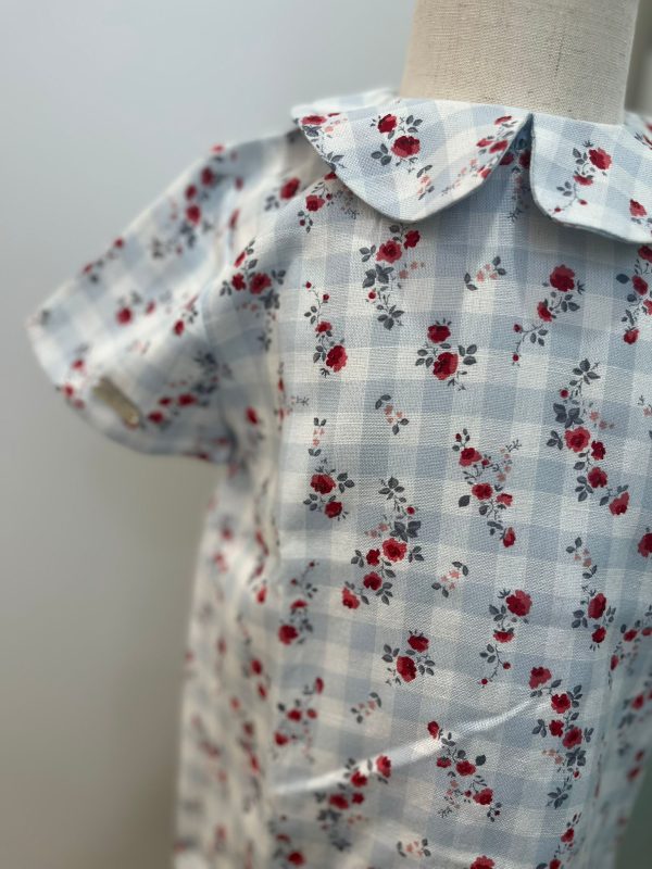 Numabela blusa bebé flor roja